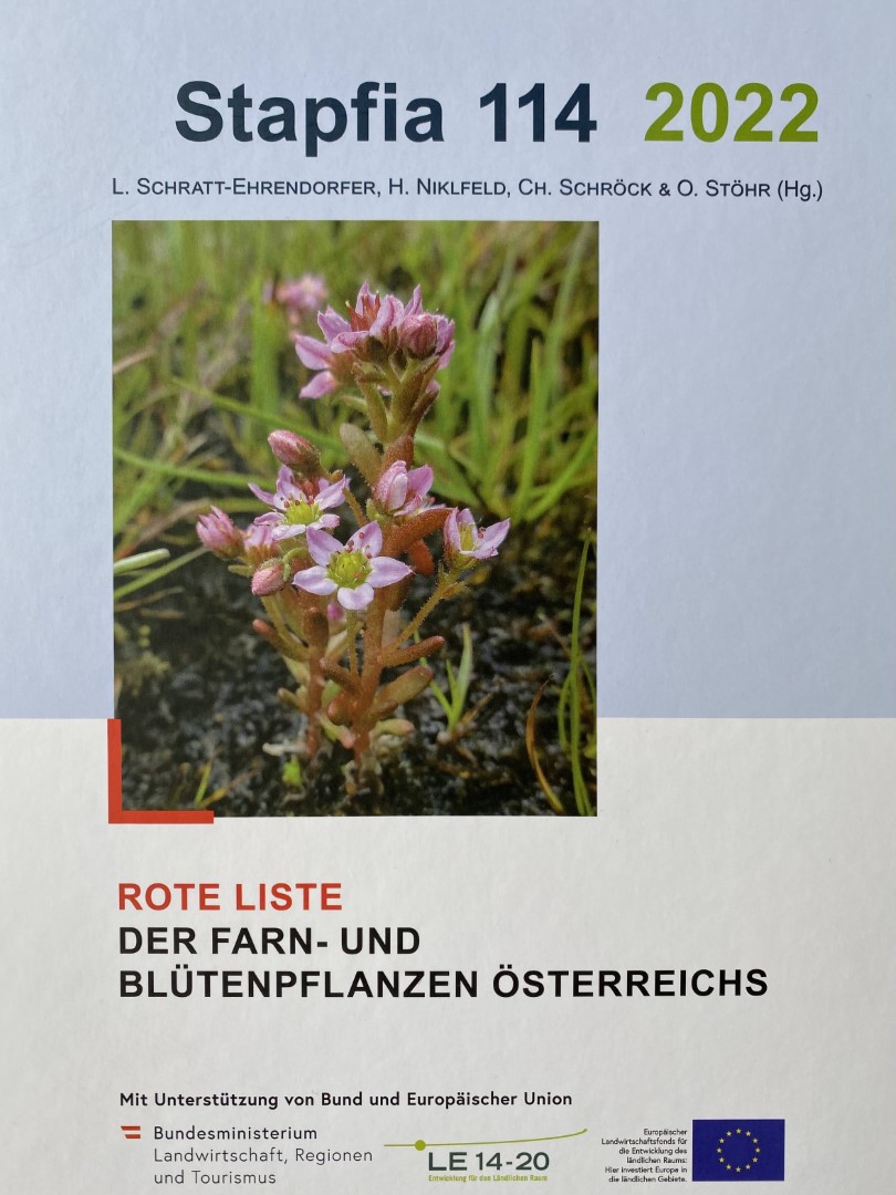Neuauflage der Roten Liste der Farn- und Blütenpflanzen Österreichs erschienen!