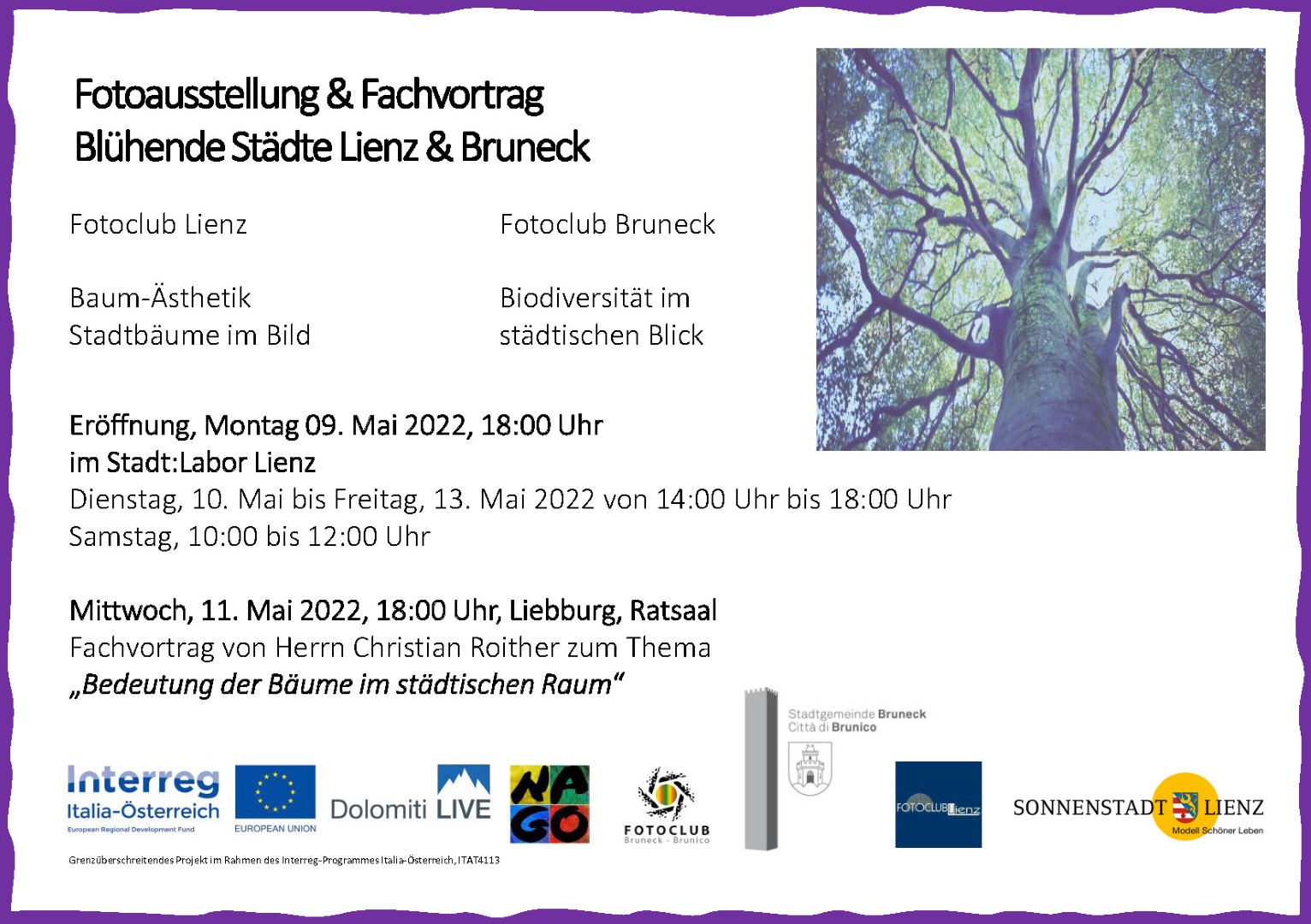 Fotoausstellung Fachvortrag Bluehende Staedte Lienz Bruneck Bild 02 